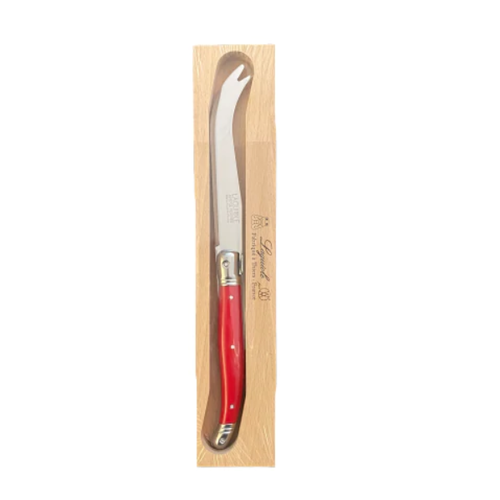 Laguiole Cheese knife Laguiole in wood box NEW RED Laguiole Cheese knife Laguiole in wood box NEW RED