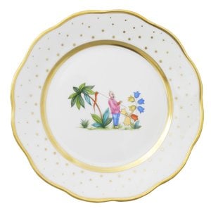 Herend Dinner Plate Oriental Showman Full Deco