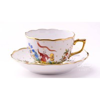 Teacup and Saucer Oriental Showman Minimal