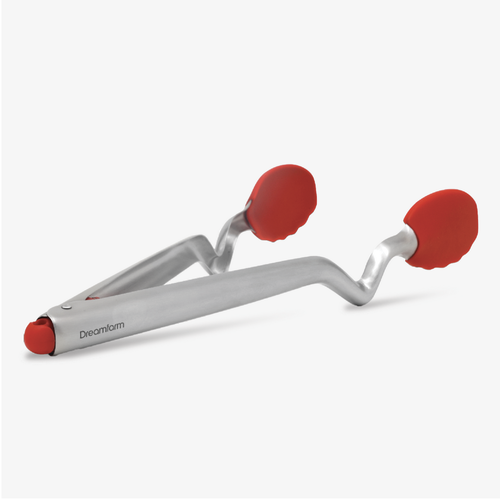 Dreamfarm DREAMFARM CLONGS Click Lock Tongs 9 inch Red