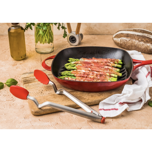 Dreamfarm DREAMFARM CLONGS Click Lock Tongs 9 inch Red