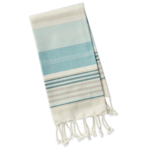 DII DESIGN IMPORTS Tea Towel Fouta SHORELINE STRIPE DII DESIGN IMPORTS Tea Towel Fouta SHORELINE STRIPE