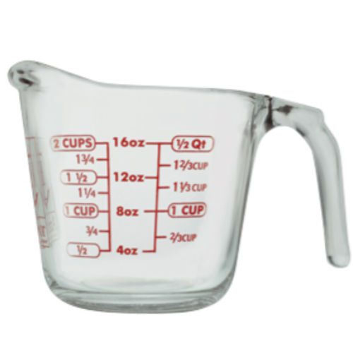 Anchor Hocking Glass Measuring Cup 2 Cup
