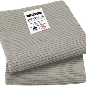 Now Designs Tea Towel Ripple London Grey