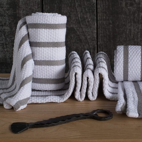 Now Designs Tea Towel Basketweave London Grey