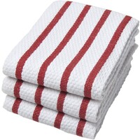 Tea Towel Basketweave Red