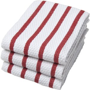 Now Designs Tea Towel Basketweave Red