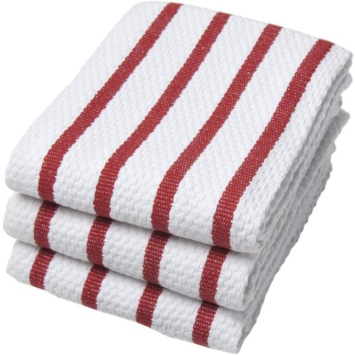 Now Designs Tea Towel Basketweave Red