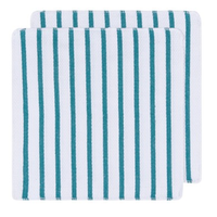 Dishcloth Basketweave Peacock