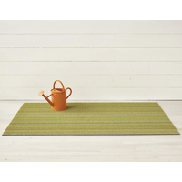Utility Mat Skinny Stripe Shag Citron