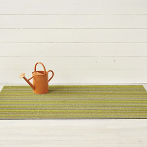Chilewich Big Mat Skinny Stripe Shag Citron