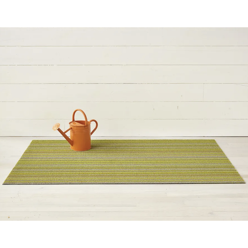 Chilewich Big Mat Skinny Stripe Shag Citron Chilewich Big Mat Skinny Stripe Shag Citron