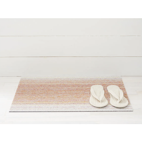 Chilewich Doormat Fade Stripe Shag Sunrise