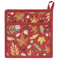 Pot Holder Pair Fall Foliage