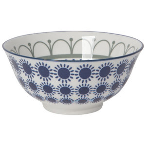 Now Designs Bowl Black Navy Sun 6 inches