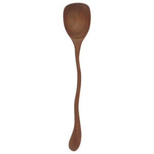 Now Designs Spoon Teak Wood  Wavy Corner ( hand wash)