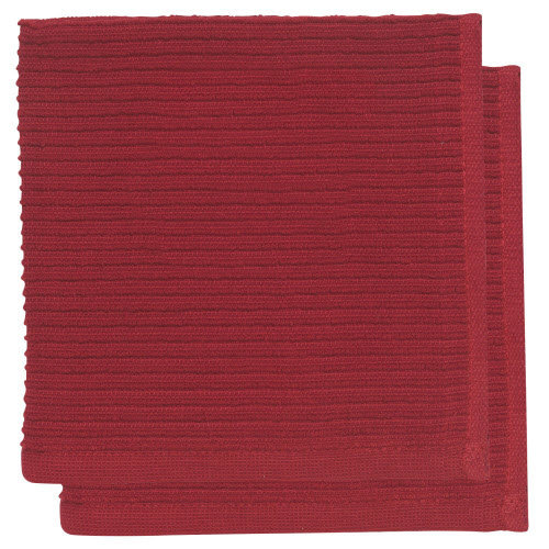 Now Designs Dishcloth Ripple CARMINE RED Now Designs Dishcloth Ripple CARMINE RED