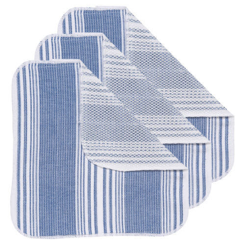 Now Designs Scrub-It Dischcloth Royal Blue Set of 3