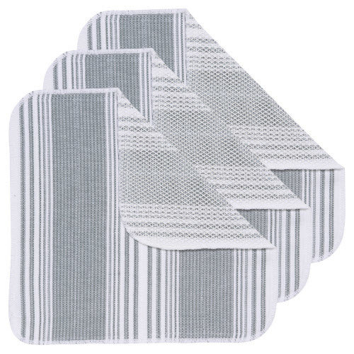 Now Designs Scrub-It Dischcloth London Gray Set of 3