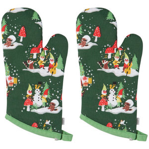Now Designs Oven Mitt Set Gnome for the Holidays