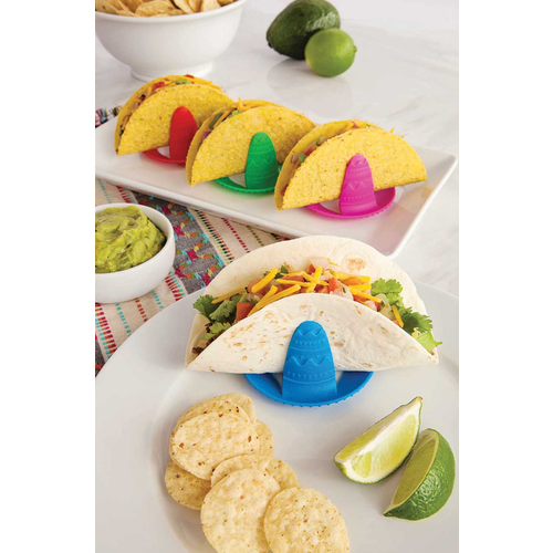 TALISMAN DESIGNS Sombrero Taco Holder Set of 4 TALISMAN DESIGNS Sombrero Taco Holder Set of 4