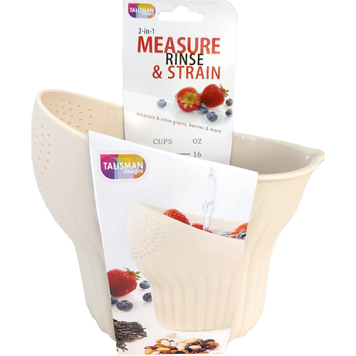 TALISMAN DESIGNS Measure Rinse and Strain Tool TALISMAN DESIGNS Measure Rinse and Strain Tool