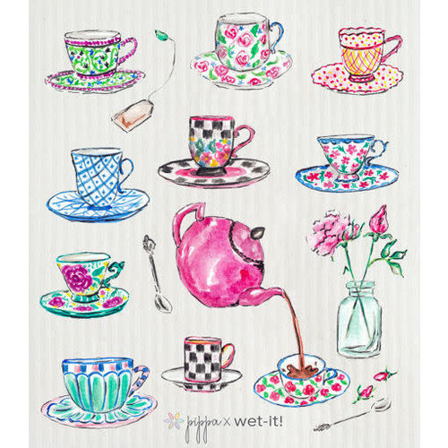 Wet-It! Swedish Cloth Teatime Wet-It! Swedish Cloth Teatime