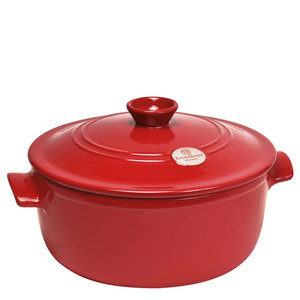 Emile Henry EMILE HENRY Grand Cru Red Round Stewpot 5.3 L.
