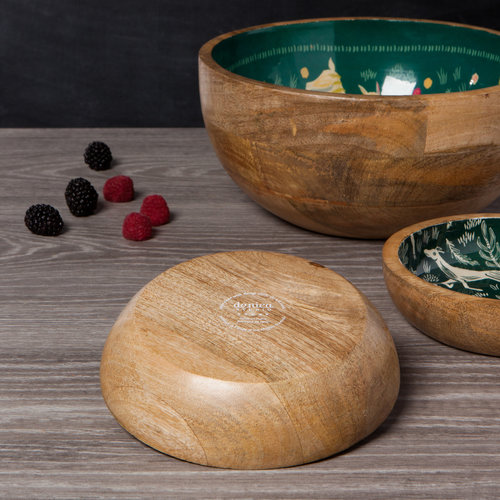 Now Designs Bowl Mangowood Shallow Boundless