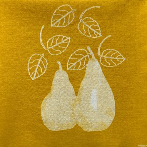 Napkin Dinner PAVIOT Poire Jaune Napkin Dinner PAVIOT Poire Jaune