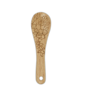 TALISMAN DESIGNS Spoon Mini Beechwood with design