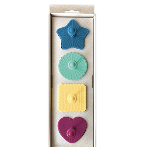 TALISMAN DESIGNS Thumbprint Linzer Cookie Cutter Set of 4