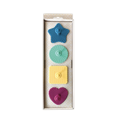 TALISMAN DESIGNS Thumbprint Linzer Cookie Cutter Set of 4 TALISMAN DESIGNS Thumbprint Linzer Cookie Cutter Set of 4