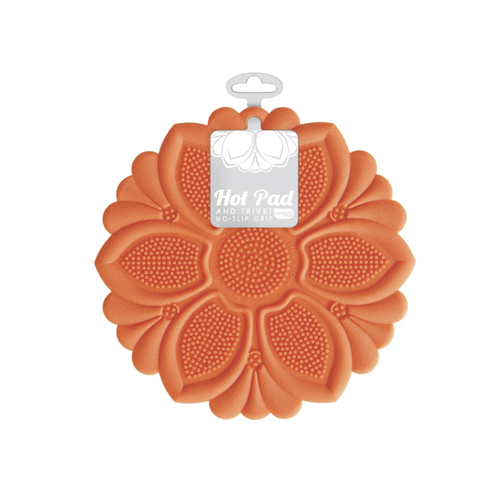 TALISMAN DESIGNS Trivet Floral Orange TALISMAN DESIGNS Trivet Floral Orange