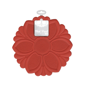 TALISMAN DESIGNS Trivet Floral Red
