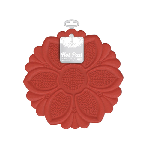 TALISMAN DESIGNS Trivet Floral Red TALISMAN DESIGNS Trivet Floral Red
