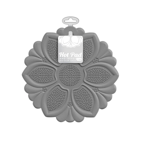 TALISMAN DESIGNS Trivet Floral Gray TALISMAN DESIGNS Trivet Floral Gray
