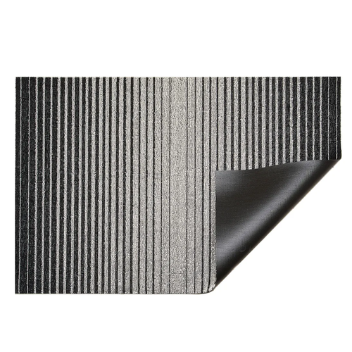 Chilewich Doormat Domino Shag Black and White