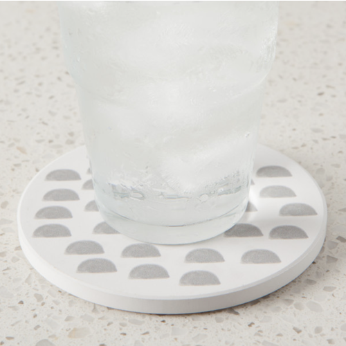 Now Designs Thirsty Coaster Set Dapple Greys