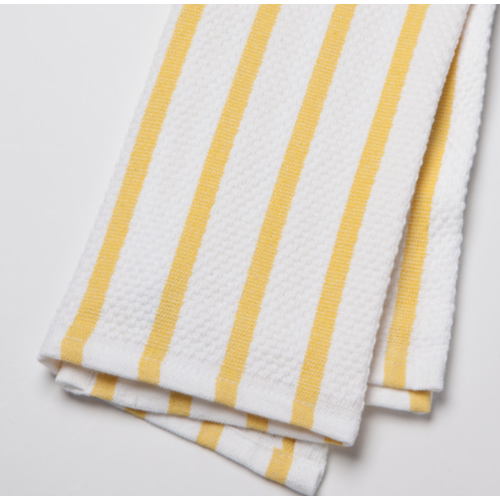 Now Designs Tea Towel Basketweave Lemon