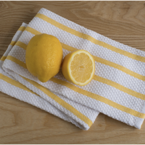 Now Designs Tea Towel Basketweave Lemon