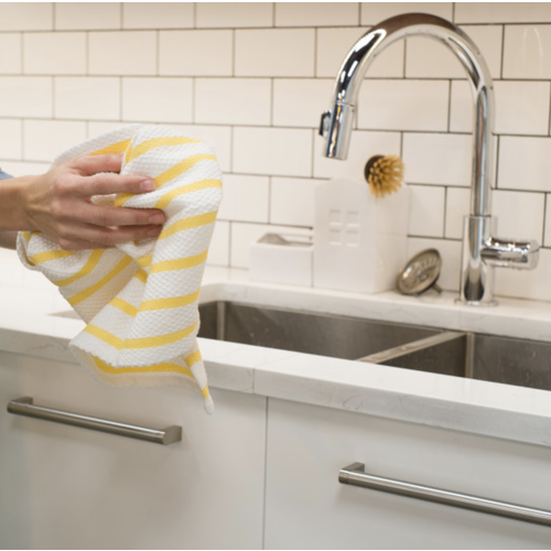 Now Designs Tea Towel Basketweave Lemon