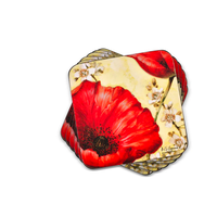 Coasters Poppy De Villeneuve Set of 6