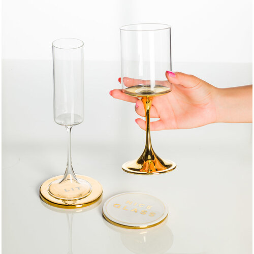 Abbott Drunk Expression Coasters Set of 4 Abbott Drunk Expression Coasters Set of 4