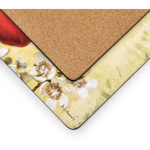 Pimpernel Placemats Poppy de Villeneuve Set of 4
