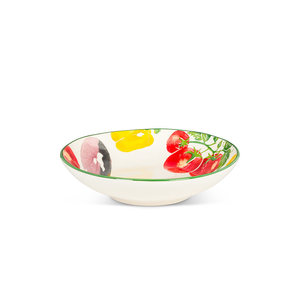 Abbott Colourful Veggies Small Coupe Bowl 9 ins.