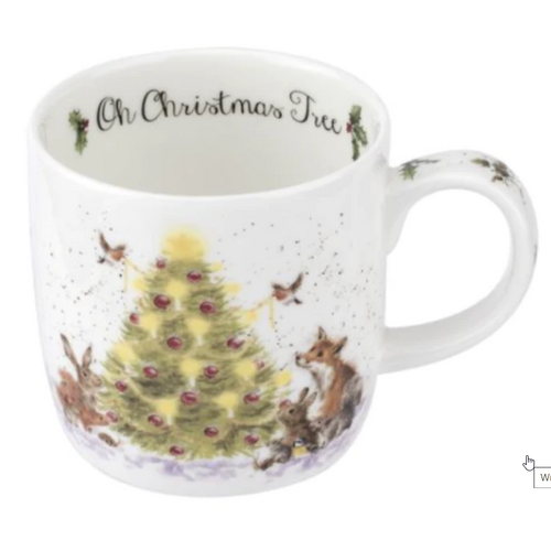 Wrendale WRENDALE Mug Christmas Tree 14 oz