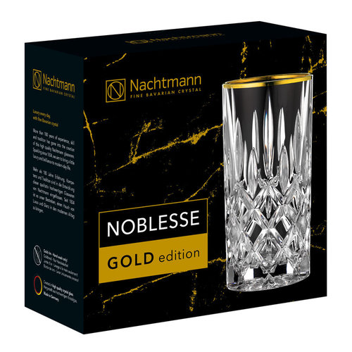Nachtmann NOBLESSE GOLD Long Drink Set of 2