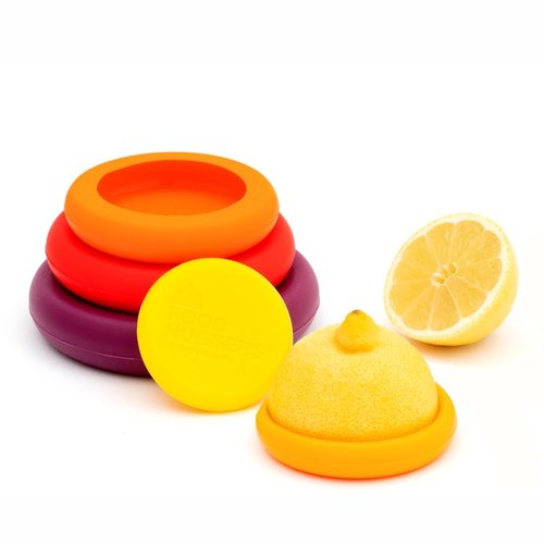 Food Huggers Food Savers Set of 5 Assorted Colours Food Huggers