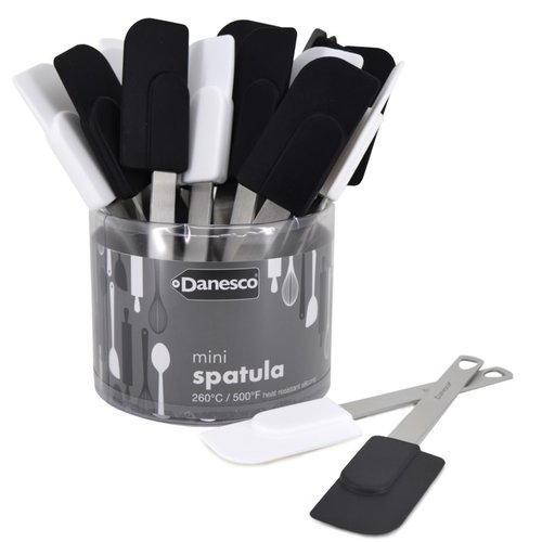 Danesco Mini Silicone Spatula WHITE Danesco Mini Silicone Spatula WHITE